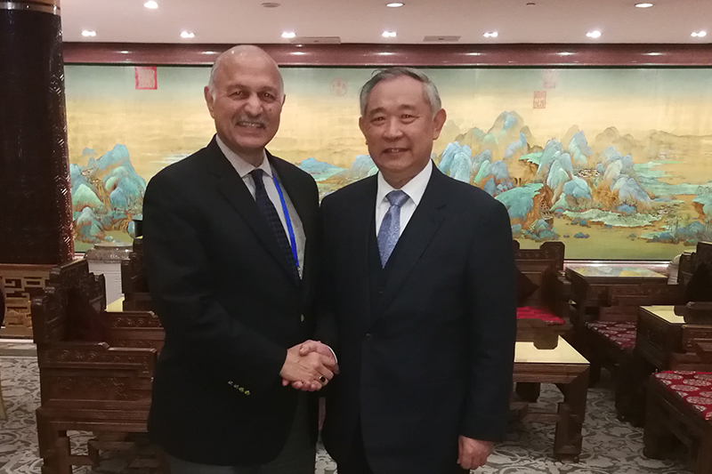Li ruohong held friendly talks with the Chairman of the National Defense Committee of the Pakistani Senate